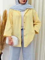 شومیز برش دار بهنیا کد 6925 - تصویر 10