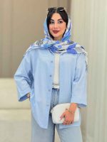 شومیز برش دار بهنیا کد 6925 - تصویر 9