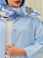 شومیز برش دار بهنیا کد 6925 - تصویر 19