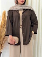 شومیز برش دار بهنیا کد 6925 - تصویر 17