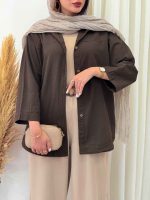 شومیز برش دار بهنیا کد 6925 - تصویر 7