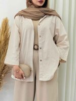 شومیز برش دار بهنیا کد 6925 - تصویر 23
