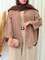 شومیز برش دار بهنیا کد 6925 - تصویر 12