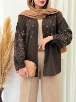 استایل با رنگ قهوه ای