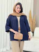 مانتو تک جیب آستین پاگن آندیا کد 6932 - تصویر 17