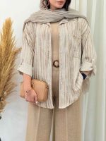 شومیز تک جیب ژونا کد 6946 - تصویر 11