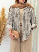 شومیز تک جیب ژونا کد 6946 - تصویر 9