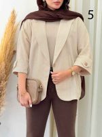 مانتو تک دکمه نیایش کد 6911 - تصویر 14