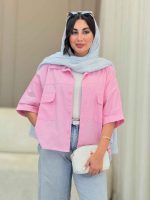 شومیز دو جیب پاکتی دلاریس کد 6957 - تصویر 16