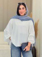 مانتو پانچ آستین پیله کد 6976 - تصویر 18