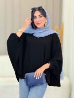 مانتو پانچ آستین پیله کد 6976 - تصویر 4