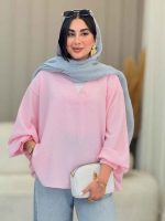 مانتو پانچ آستین پیله کد 6976 - تصویر 10
