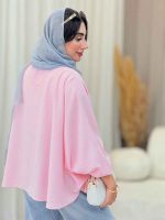 مانتو پانچ آستین پیله کد 6976 - تصویر 15