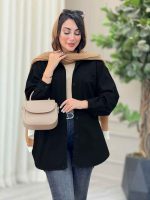 مانتو کتان جیب دکمه زیوا کد 6928 - تصویر 20