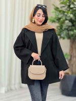 مانتو دو دکمه جیب نما ساتیا کد 6979 - تصویر 17