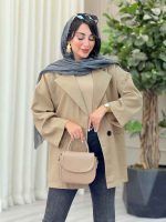 مانتو دو دکمه جیب نما ساتیا کد 6979 - تصویر 10