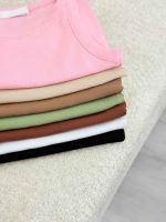 تاپ یقه گرد کد 6943 - تصویر 5