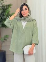 مانتو لمه ترکیبی یاسمن کد 6964