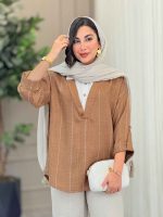 مانتو لمه ترکیبی یاسمن کد 6964 - تصویر 12
