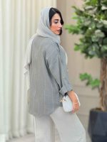 مانتو لمه ترکیبی یاسمن کد 6964 - تصویر 13