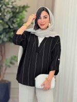 مانتو لمه ترکیبی یاسمن کد 6964 - تصویر 5