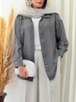 مانتو پایین هلال سدنا کد 6956 - تصویر 4