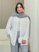 مانتو پایین هلال سدنا کد 6956 - تصویر 7