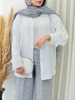 مانتو پایین هلال سدنا کد 6956 - تصویر 23