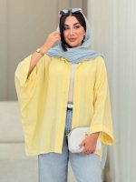 مانتو پانچ تک جیب فرشته کد 6967 - تصویر 16
