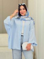 مانتو پانچ تک جیب فرشته کد 6967 - تصویر 13