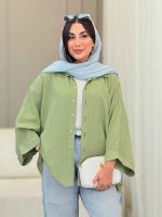 مانتو پانچ تک جیب فرشته کد 6967 - تصویر 12