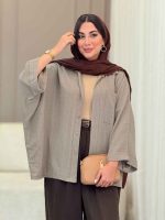 مانتو پانچ تک جیب فرشته کد 6967 - تصویر 11