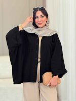 مانتو پانچ تک جیب فرشته کد 6967 - تصویر 18