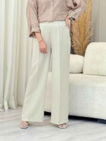 شلوار بگ کمرکش دو جیب کد 6980 - تصویر 7