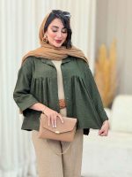 مانتو چین دار نیارا کد 6982 - تصویر 12
