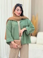 مانتو چین دار نیارا کد 6982 - تصویر 30