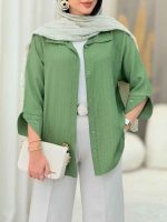 مانتو یقه مردونه