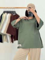 استایل با تیشرت باکسی