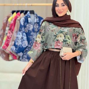 مانتو طرح دار