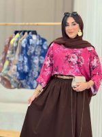 استایل با رنگ سرخابی