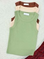 تاپ یقه گرد دوخت دار کد 7033 - تصویر 14