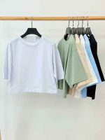 تیشرت کراپ سفید