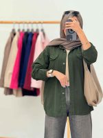 استایل با رنگ زیتونی