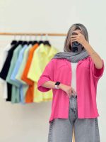 استایل با رنگ سرخابی