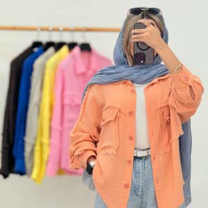 مانتو ریش دار هاله کد6697