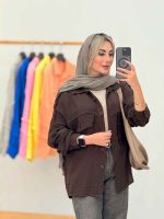استایل با رنگ قهوه ای