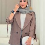 مانتو آستین سگک آزالیا کد 7081