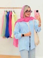 مانتو پشت پیله پانته آ کد 7103