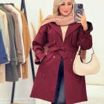 بارانی ژیله دکمه دار دو جیب کد 7145