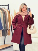 بارانی ژیله دکمه دار دو جیب کد 7145